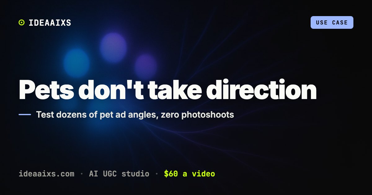 Abstract cobalt and violet glow illustration for an article on AI UGC for pet brands on TikTok Shop